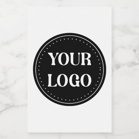 Gestroomlijnd, eigentijds, gepolijst en aanpasbaar voedselcontainer etiket (Enkel label)