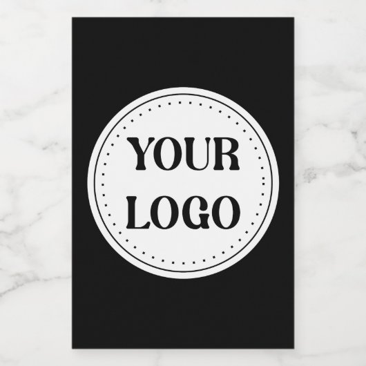 Gestroomlijnd, eigentijds, gepolijst en aanpasbaar voedselcontainer etiket (Enkel label)