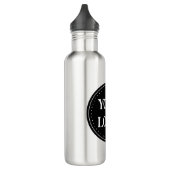 Gestroomlijnd, eigentijds, gepolijst en aanpasbaar waterfles  (Links)