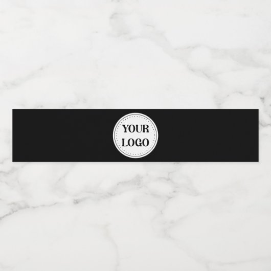 Gestroomlijnd, eigentijds, gepolijst en aanpasbaar waterfles etiket (Enkel label)