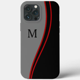 Gestroomlijnd modern Man Executive Monogram Case-Mate iPhone Case