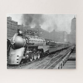Gestroomlijnde 20th Century Limited-Trein c 1938 Legpuzzel