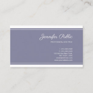 Gestroomlijnde Elegante Kleur Professioneel Modern Visitekaartje