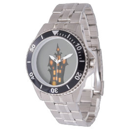 Gestroomlijnde en enge Halloween RVS Armband Horloge
