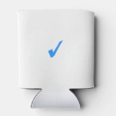 Gestroomlijnde geldhouder op maat blikjeskoeler (Achterkant)