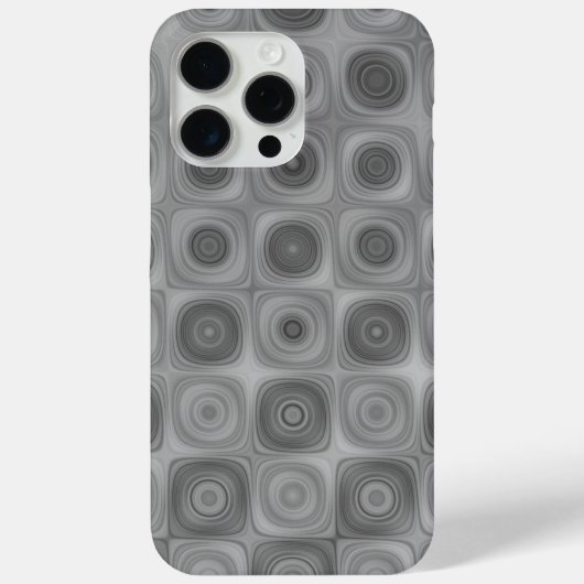 Gestroomlijnde grijze werveling Case-Mate iPhone case (Achterkant)