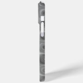 Gestroomlijnde grijze werveling Case-Mate iPhone case (Achterkant / Links)