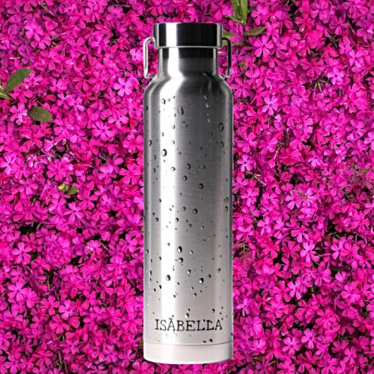 Gestroomlijnde, moderne esthetiek - regendruppelel waterfles