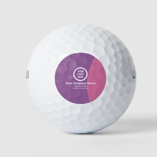 Gestroomlijnde, op maat gesneden Logo voor verkope Golfballen (Voorkant)