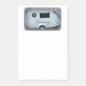 Gestroomlijnde trappenaanhangwagen met zigeunercar post-it® notes (Voorkant)