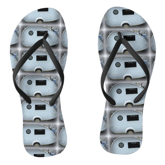 Gestroomlijnde trappenaanhangwagen met zigeunercar teenslippers (Voetbed)