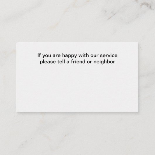 Gestroomlijnde Visitekaartjes voor autodetail (Achterkant)