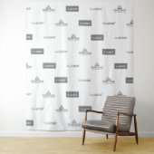 Gestroomlijnde zakelijke Logo-stap en herhalingsev Wandkleed (In situ)