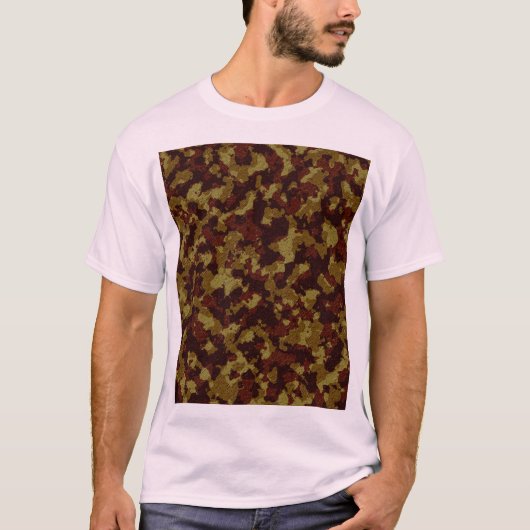 Gestructureerd digitaal multi-terrein camouflagepa t-shirt (Voorkant)