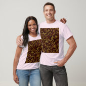 Gestructureerd digitaal multi-terrein camouflagepa t-shirt (Unisex)