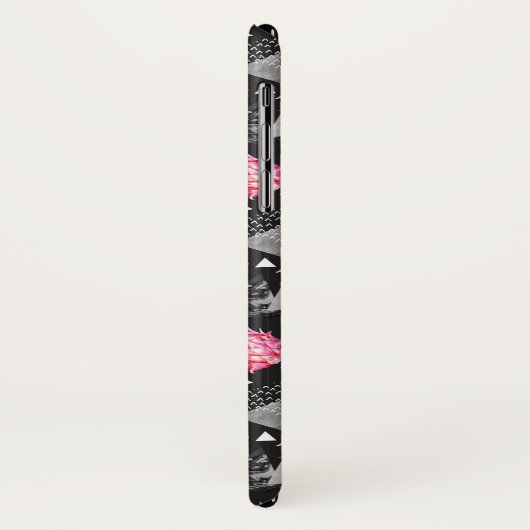 Gestructureerd driehoekspaneel Case-Mate iPhone case (Achterkant/links)