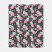 Gestructureerd driehoekspaneel fleece deken (Voorkant)