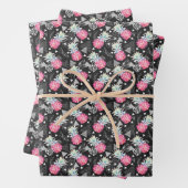 Gestructureerd driehoekspaneel inpakpapier vel (In situ)