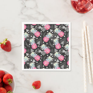 Gestructureerd driehoekspaneel servet