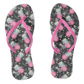 Gestructureerd driehoekspaneel teenslippers (Voetbed)