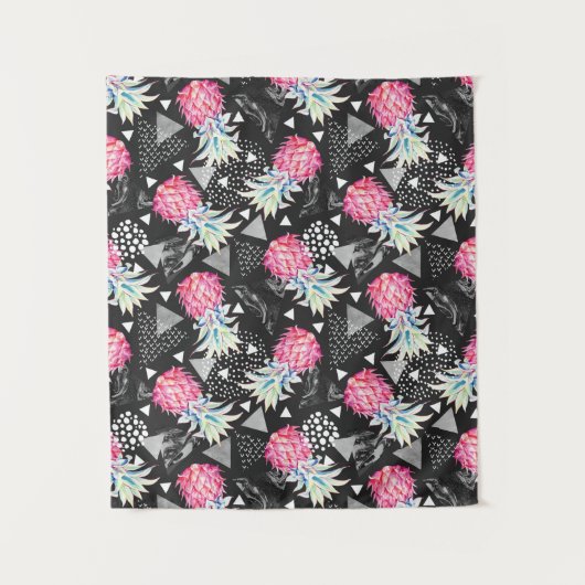 Gestructureerd driehoekspaneel wandkleed (Voorkant)