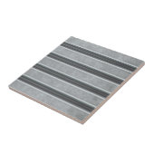 Gestructureerd gegolfd staal tegeltje (Zijkant)