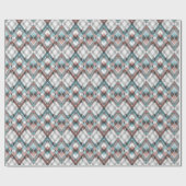 Gestructureerd geometrisch ruitpatroon. cadeaupapier (Vlak)