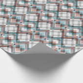 Gestructureerd geometrisch ruitpatroon. cadeaupapier (Hoek)