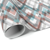 Gestructureerd geometrisch ruitpatroon. cadeaupapier (Rol Hoek)
