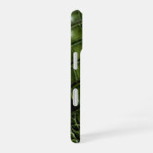 Gestructureerd groen krokodillenleer iPhone 16 hoesje (Rechterkant)
