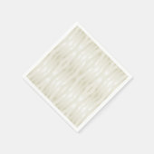 Gestructureerd licht beige en wit edel servet (Hoek)