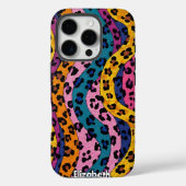 Gestructureerd Oerwoud: wervelende luipaardprint Case-Mate iPhone Case (Achterkant)