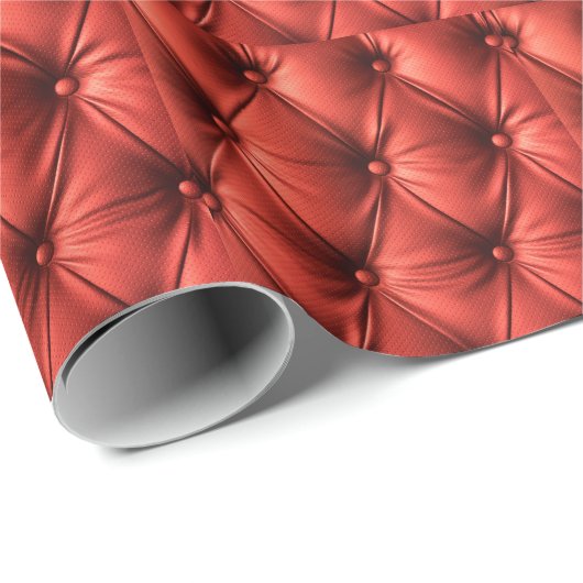 Gestructureerd rood leer: gedetailleerd materiaal  cadeaupapier (Rol Hoek)