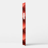 Gestructureerd rood leer: gedetailleerd materiaal Case-Mate iPhone case (Achterkant / Rechts)