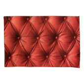 Gestructureerd rood leer: gedetailleerd materiaal  kussensloop (Voorkant)