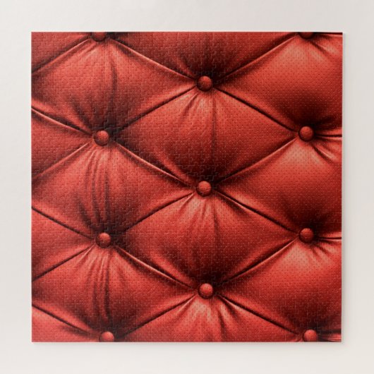 Gestructureerd rood leer: gedetailleerd materiaal  legpuzzel (Horizontaal)