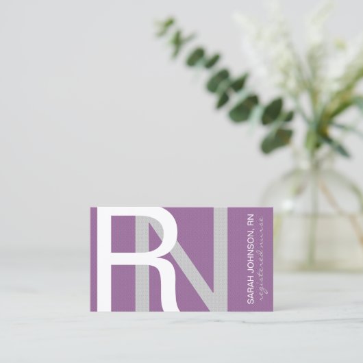 Gestructureerd Verpleegkundige  KIES Achtergrondkl Visitekaartje (Staand voorkant)