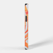 Gestructureerd zebra patroon iPhone hoesje (Rechterkant)