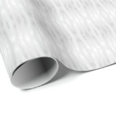 Gestructureerd zilveren satijn en wit inpakpapier (Rol Hoek)