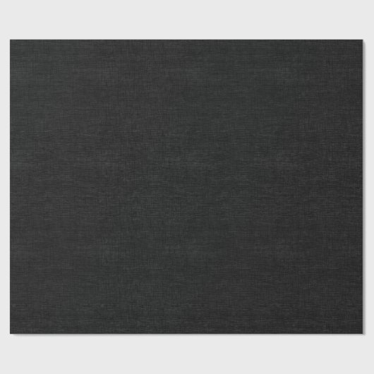 Gestructureerd zwart cadeaupapier (Vlak)