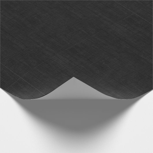 Gestructureerd zwart cadeaupapier (Hoek)