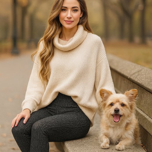 Gestructureerd zwart nama-leer  leggings