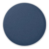 Gestructureerde blauwe keramische knop voor kasten (Voorkant)