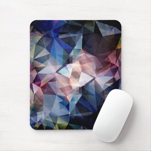 Gestructureerde driehoek Abstract Muismat (Met muis)