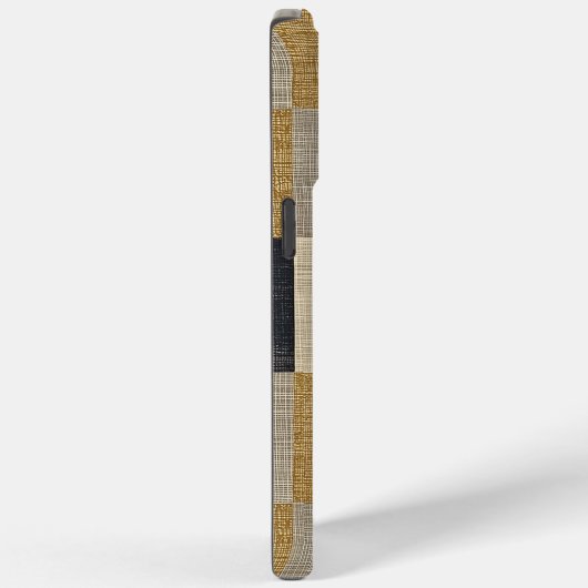 Gestructureerde geometrische lappendeken – minimal Case-Mate iPhone case (Achterkant / Rechts)