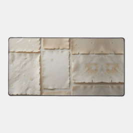 Gestructureerde handgemaakte papier platte lay bureaumat