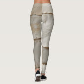 Gestructureerde handgemaakte papier platte lay leggings (Achterkant)