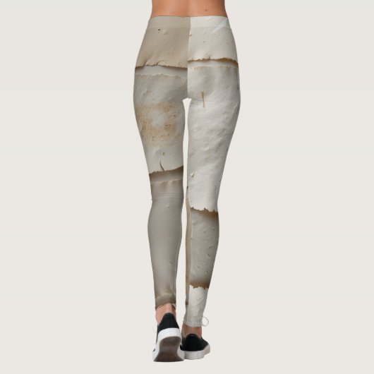 Gestructureerde handgemaakte papier platte lay leggings (Achterkant)
