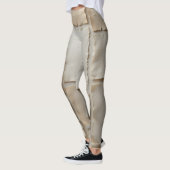 Gestructureerde handgemaakte papier platte lay leggings (Links)