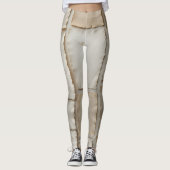 Gestructureerde handgemaakte papier platte lay leggings (Voorkant)